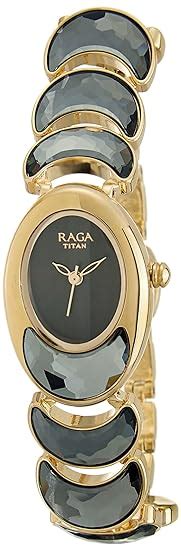 Titan NP95107YM01F Raga Gray Metal Analog Watch for Women.